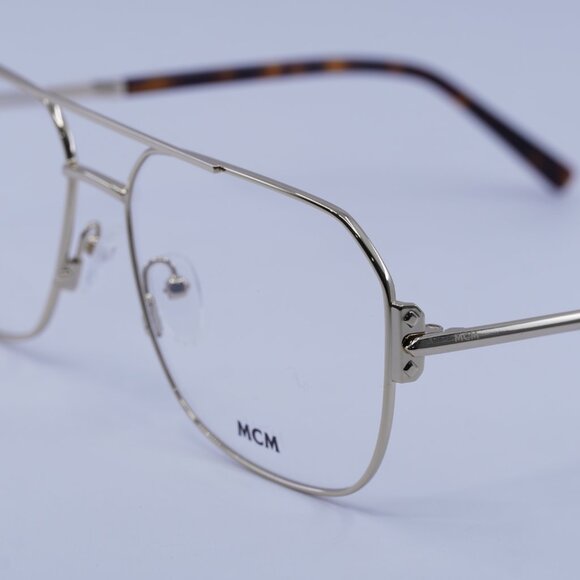 MCM MW5007 032 Eyeglasses Gold/Havana 57mm Aviator Frame - Picture 7 of 10
